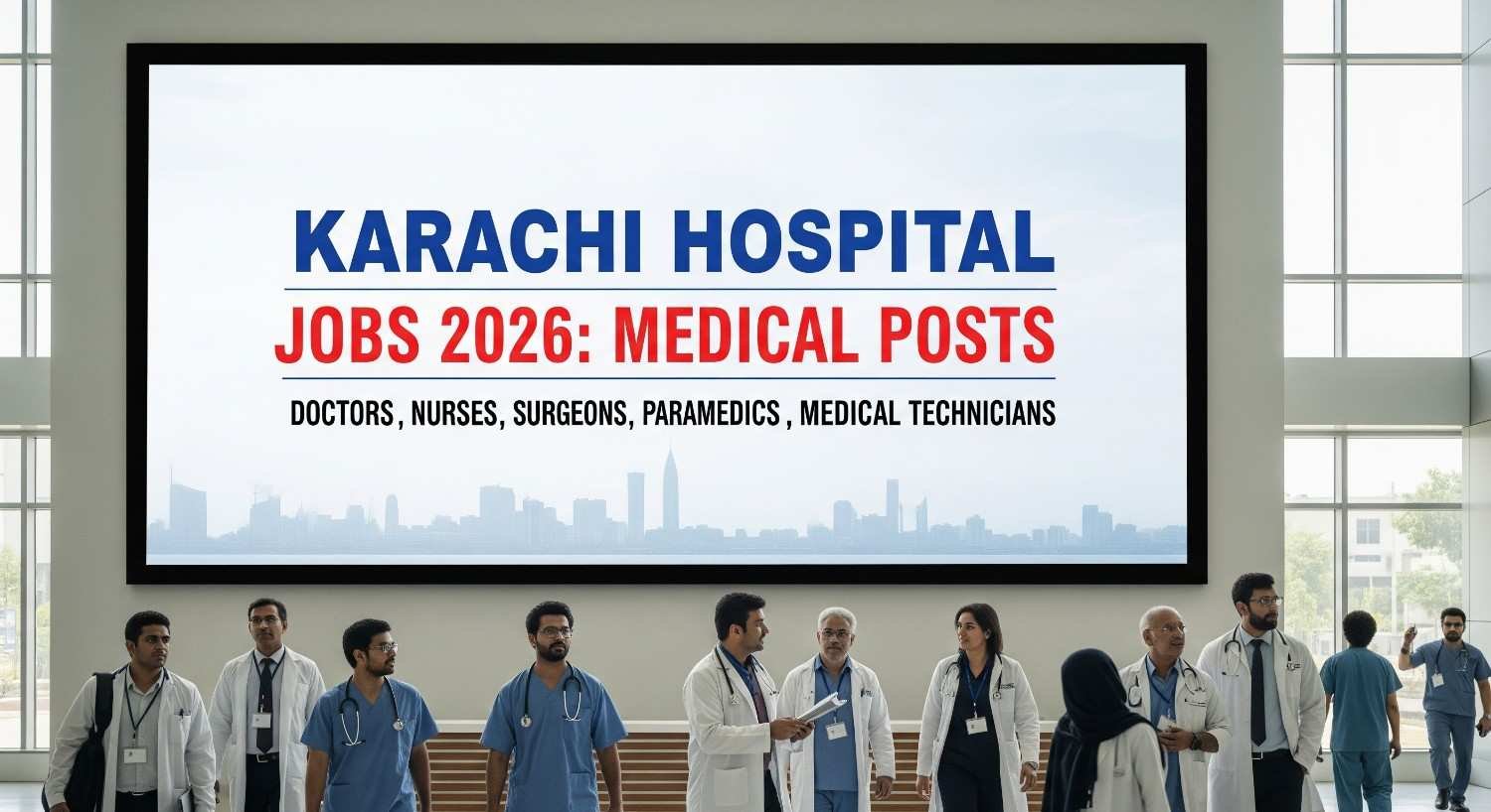 Karachi Hospital Jobs 2026: Urgent Medical Posts