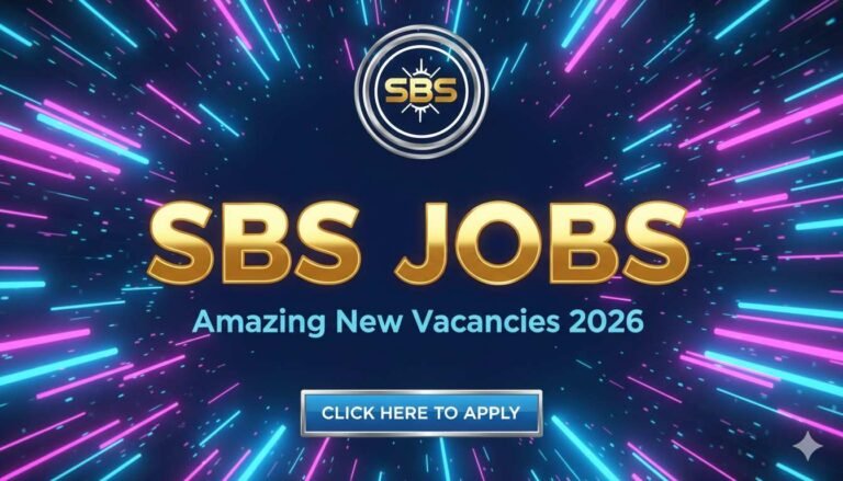 SBS Jobs 2026 Amazing New Vacancies