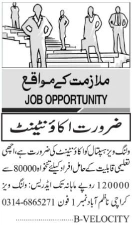 Accountant Jobs 2026 Urgent Latest Openings