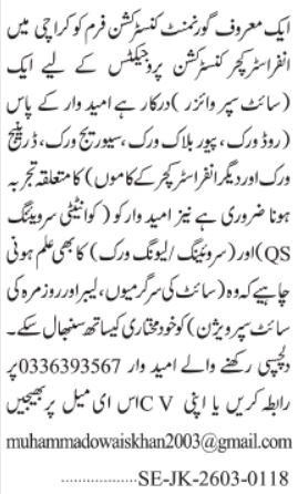 Site Supervisor Jobs 2026 Apply Now