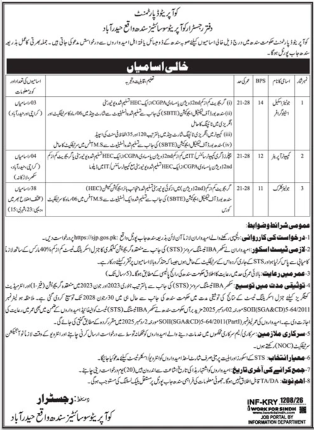 Cooperative Society Jobs Latest Management Posts
