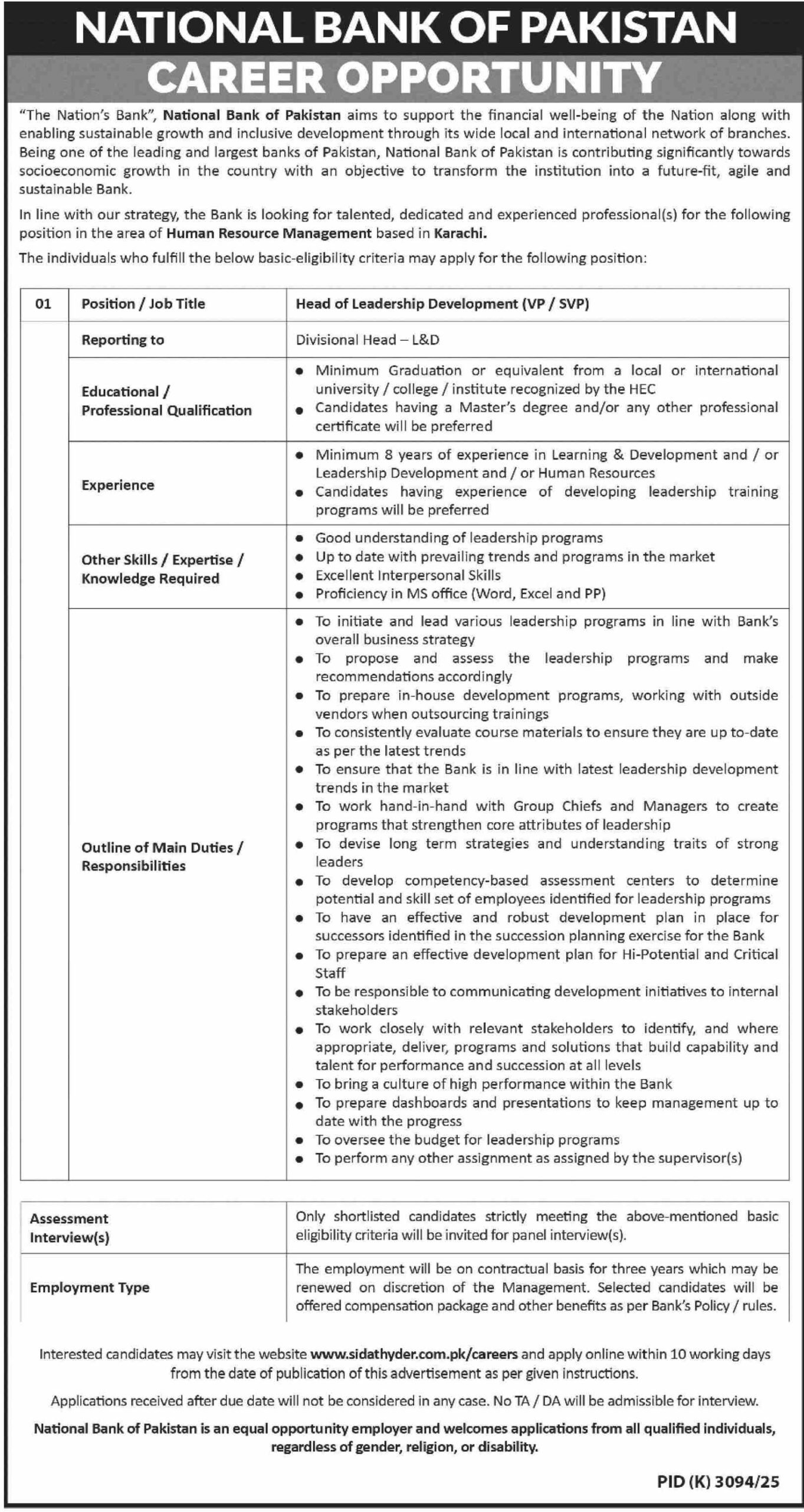 NBP Management Jobs Apply Now for Leadership Roles