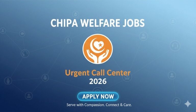 Chhipa Welfare Jobs 2026 Urgent Call Center