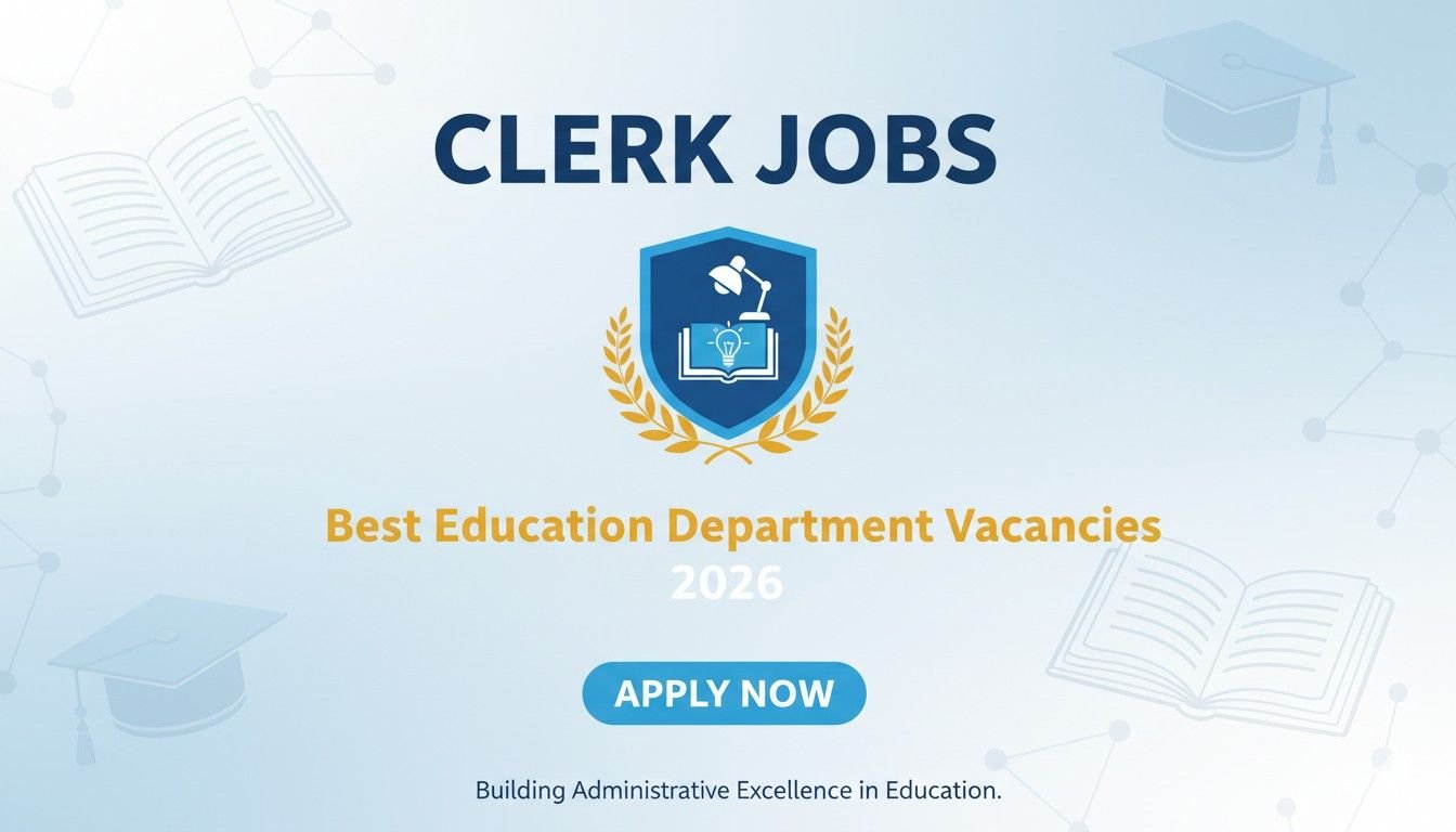 Clerk Jobs Best Education Department Vacancies 2026