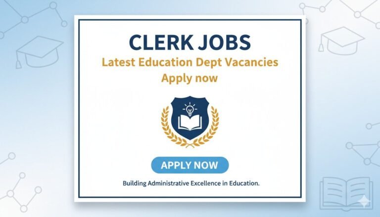 Clerk Jobs Latest Education Dept Vacancies Apply now