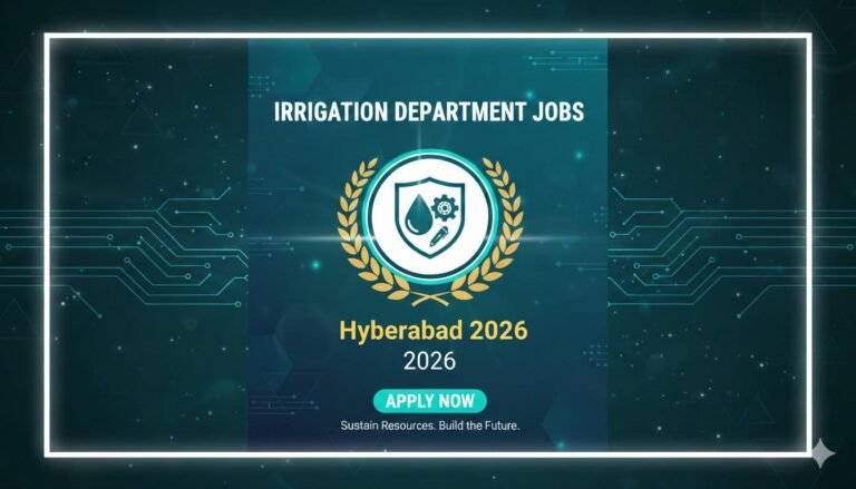 Irrigation Jobs Hyderabad 2026 Apply Now