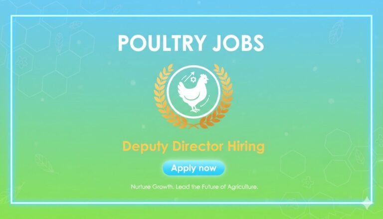 Poultry Jobs Deputy Director Hiring Apply now