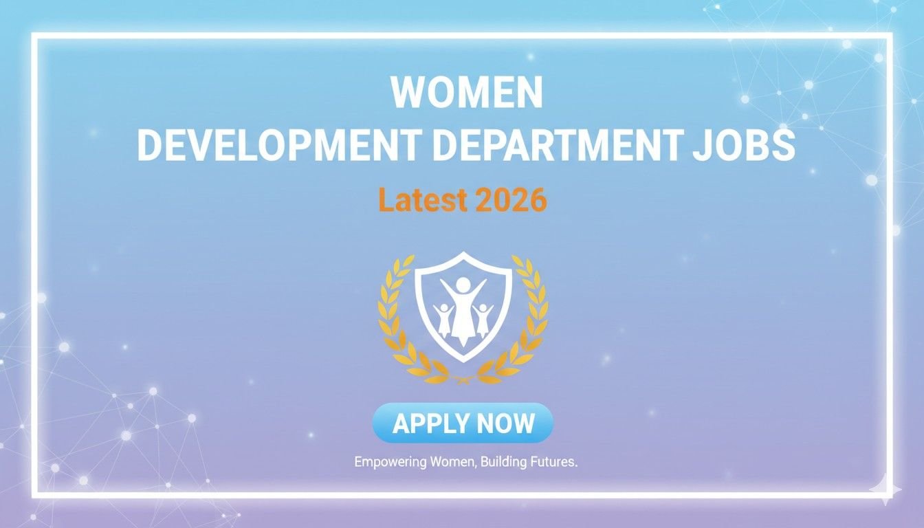 Women Development Department Jobs Latest 2026