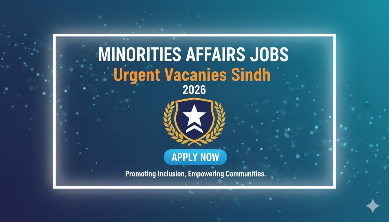 Minorities Affairs Jobs 2026 Urgent Vacancies Sindh