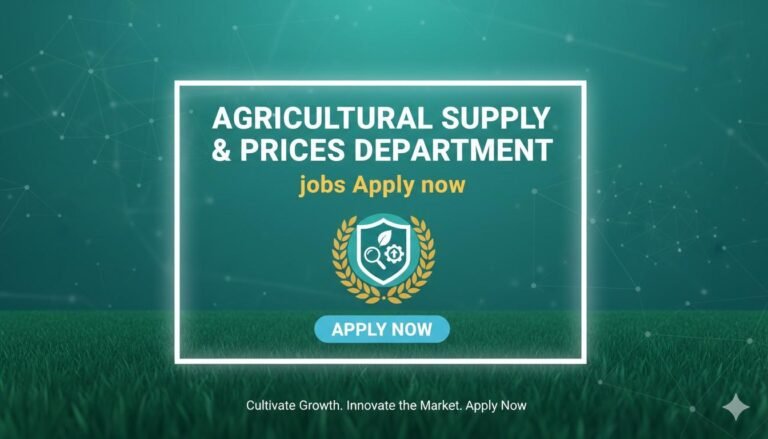 Agricultural Supply & Prices Department jobs Apply now