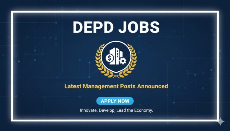 DEPD Jobs Latest Management Posts Announced