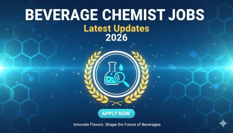 Beverage Chemist Jobs 2026 Latest Updates