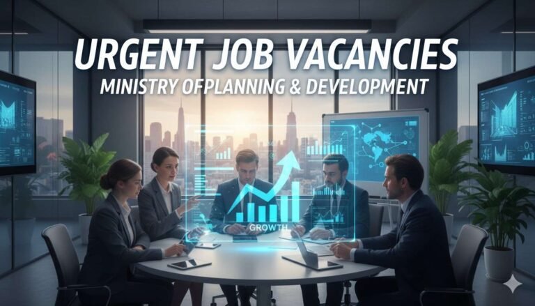 Job Vacancies Urgent Ministry Planning Development Jobs