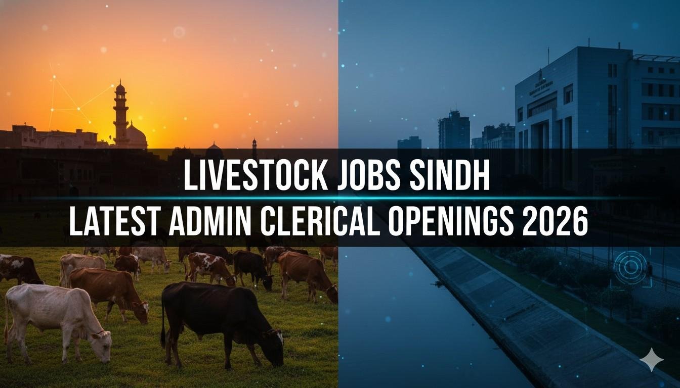 Livestock Jobs Sindh Latest Admin Clerical Openings 2026