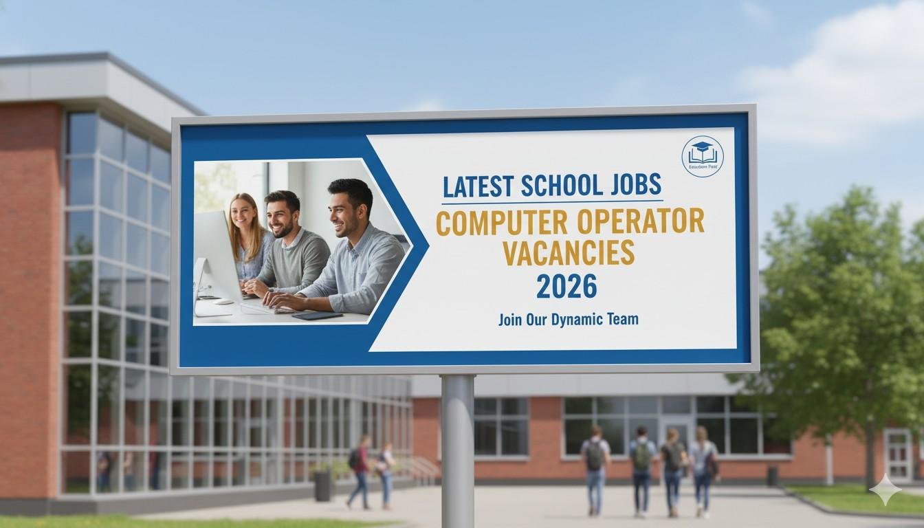 Latest School Jobs Computer Operator Vacancies 2026