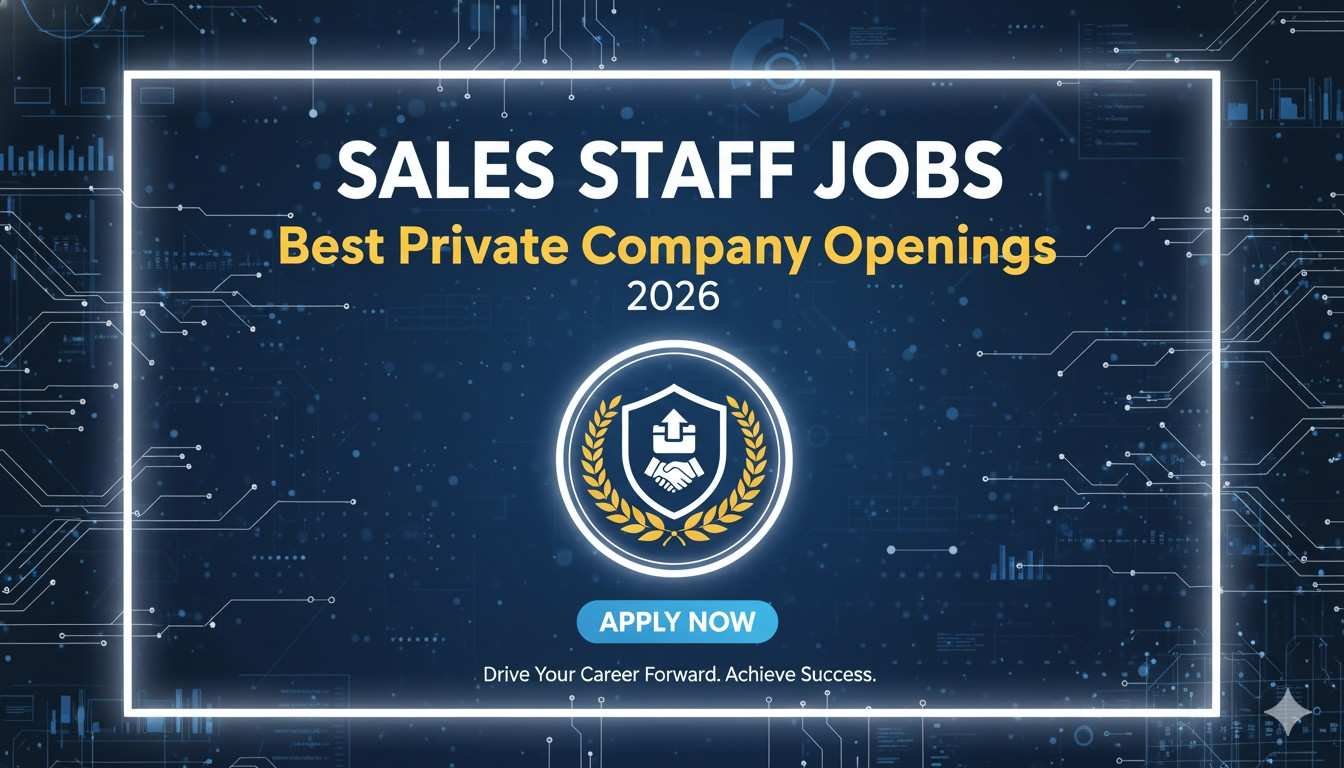 Sales Staff Jobs Best Private Company Openings 2026