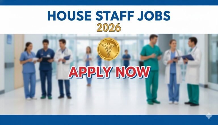 House Staff Jobs 2026 Apply Now