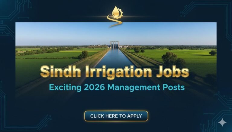 Sindh Irrigation Jobs Exciting 2026 Management Posts