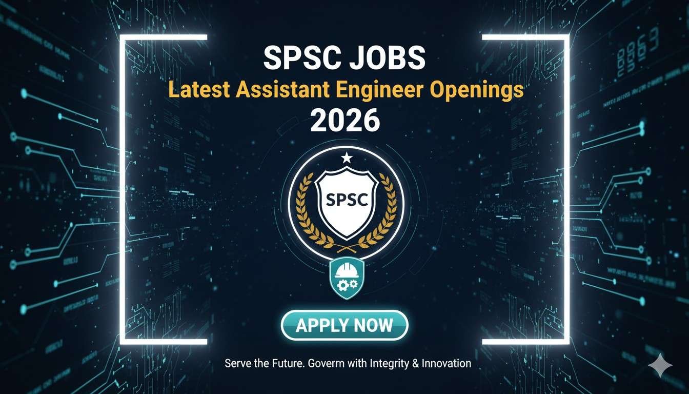SPSC Jobs Latest Assistant Engineer Openings 2026