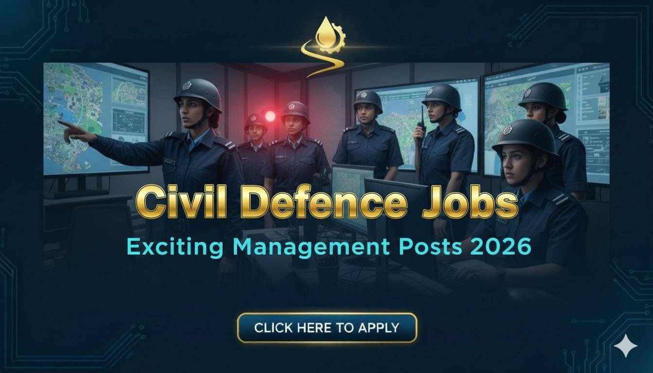 Civil Defence Jobs 2026 Exciting Management Posts