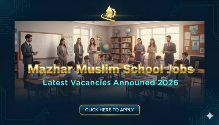Mazhar Muslim School Jobs Latest Vacancies Announced