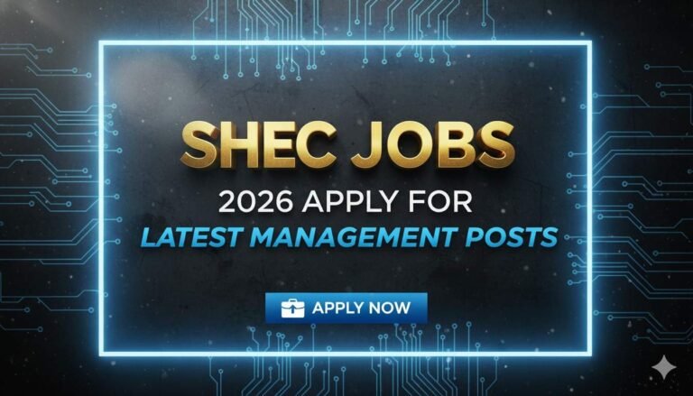 SHEC Jobs 2026 Apply for Latest Management Posts