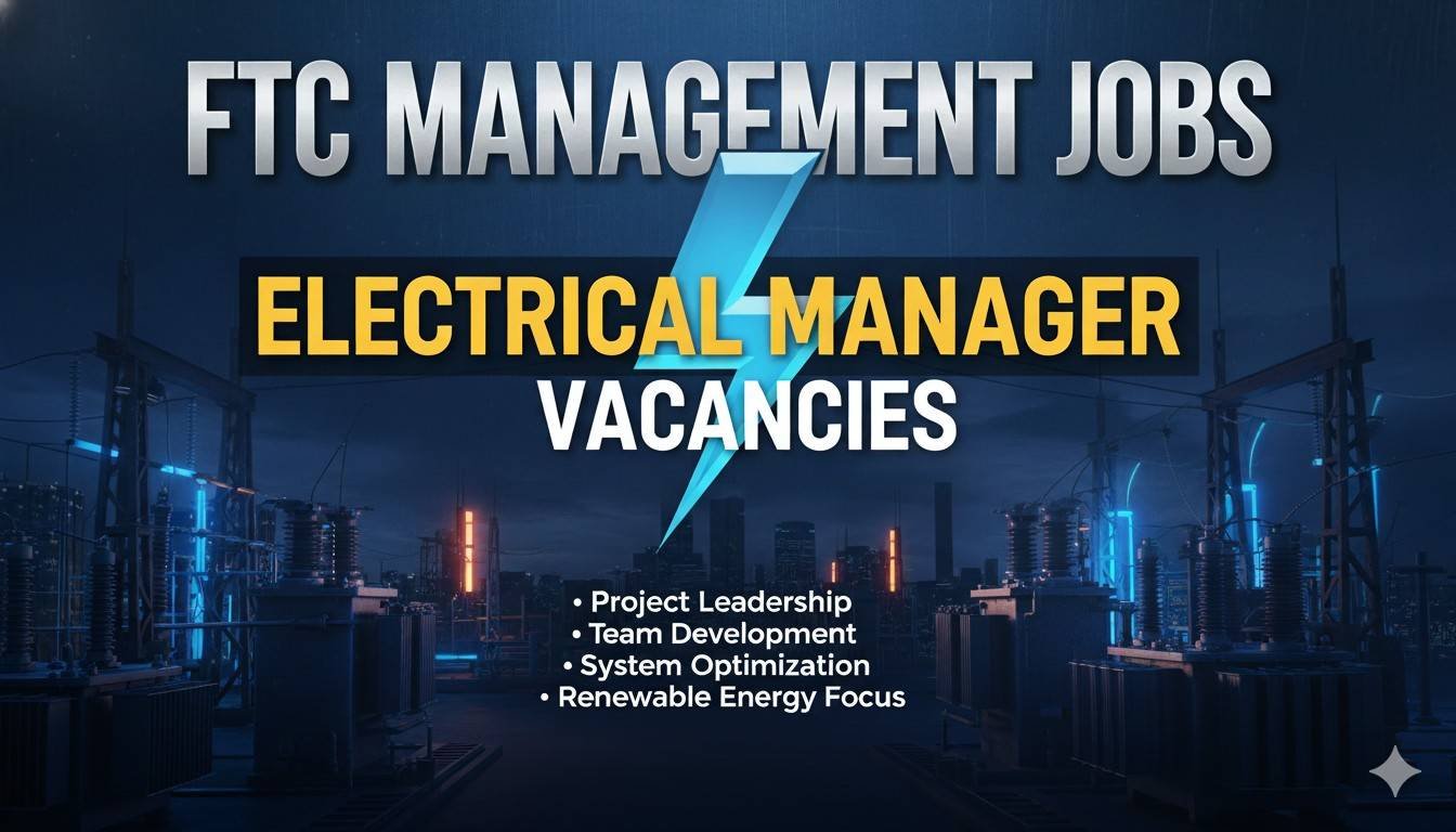 FTC Management Jobs Electrical Manager Apply now