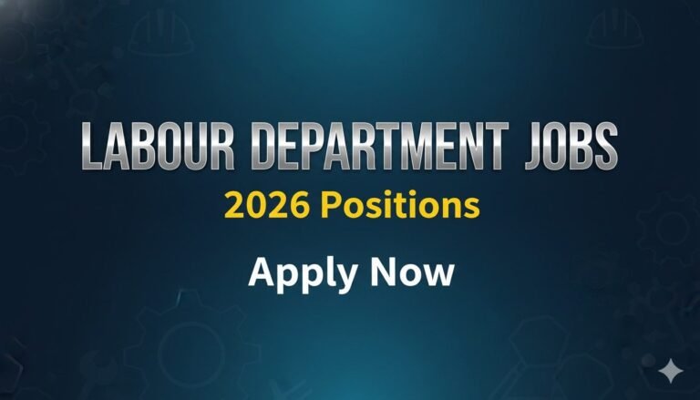 Labour Department Jobs 2026 Positions apply now