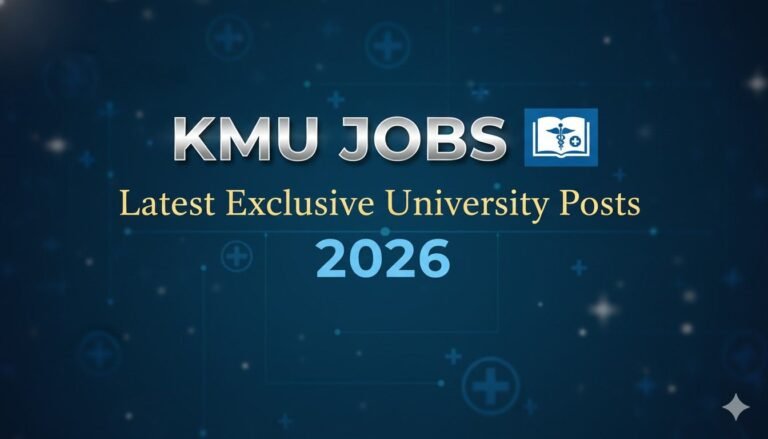 KMU Jobs 2026 Latest Exclusive University Posts