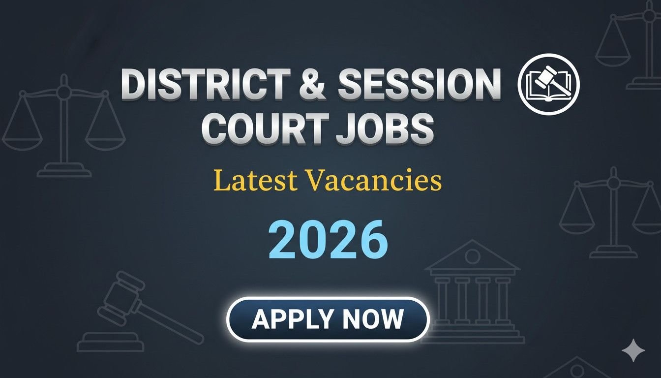 District & Session Court Jobs 2026 Latest Vacancies