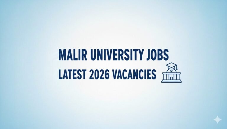 Malir University Jobs Latest 2026 Vacancies