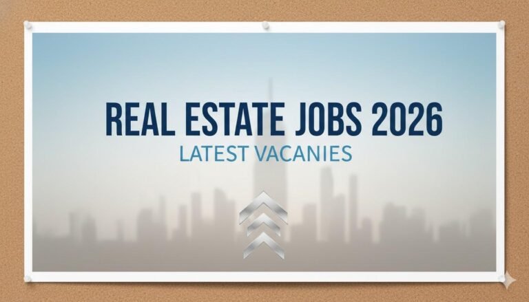 Real Estate Jobs 2026 Latest Vacancies