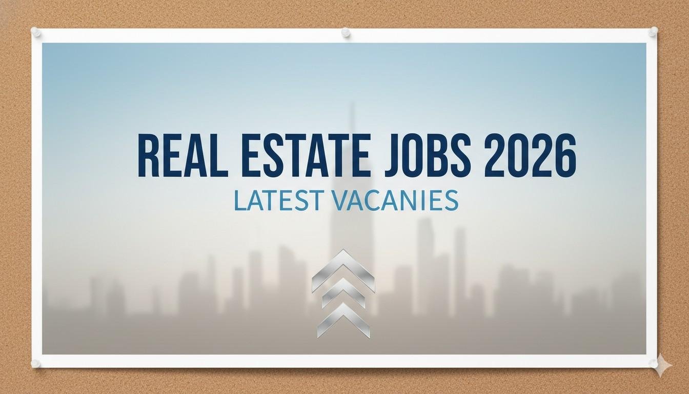 Real Estate Jobs 2026 Latest Vacancies