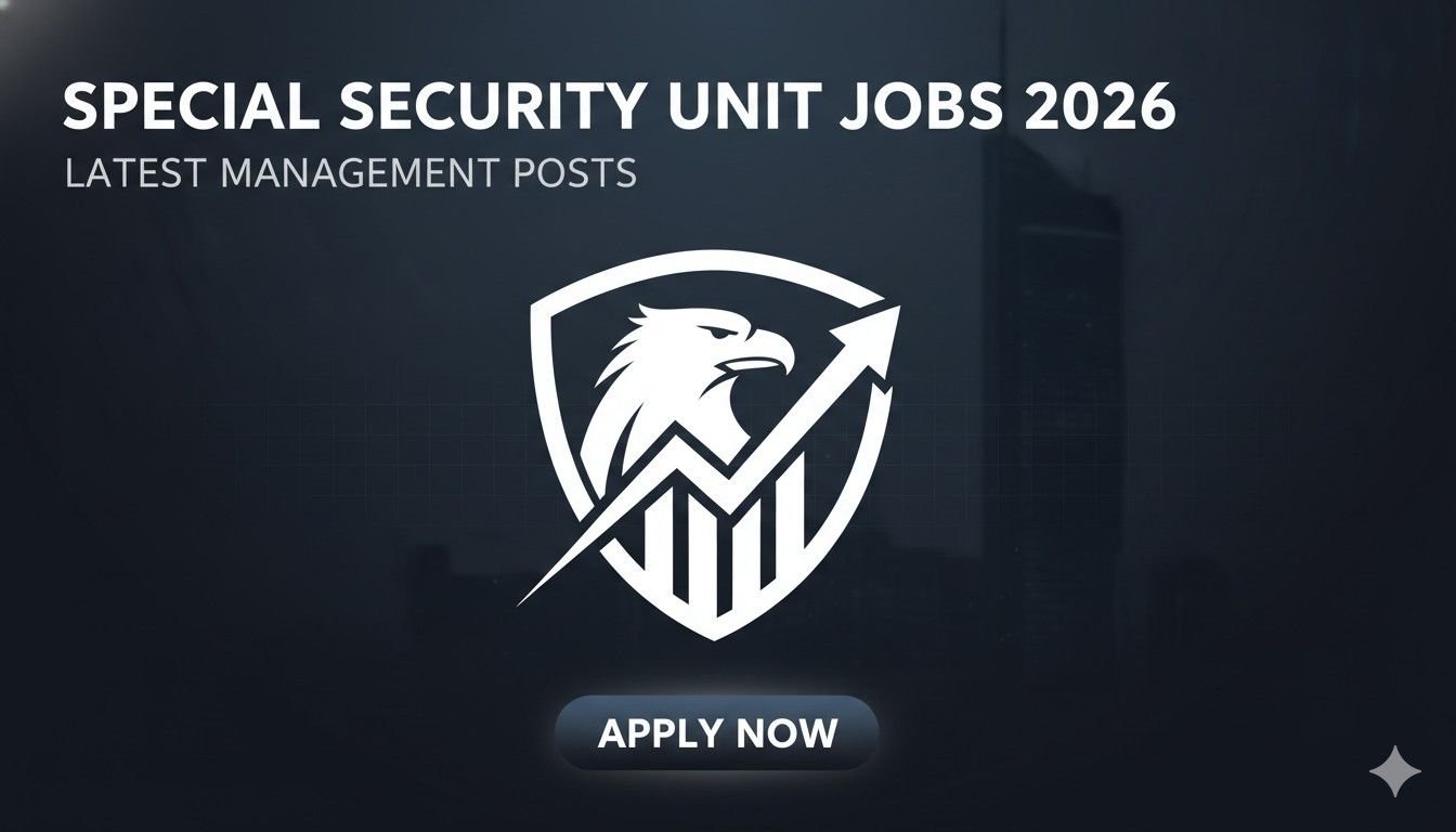 Special Security Unit Jobs 2026 Latest Management Posts