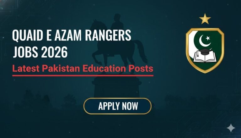 Quaid E Azam Rangers Jobs 2026 Latest Pakistan Education Posts