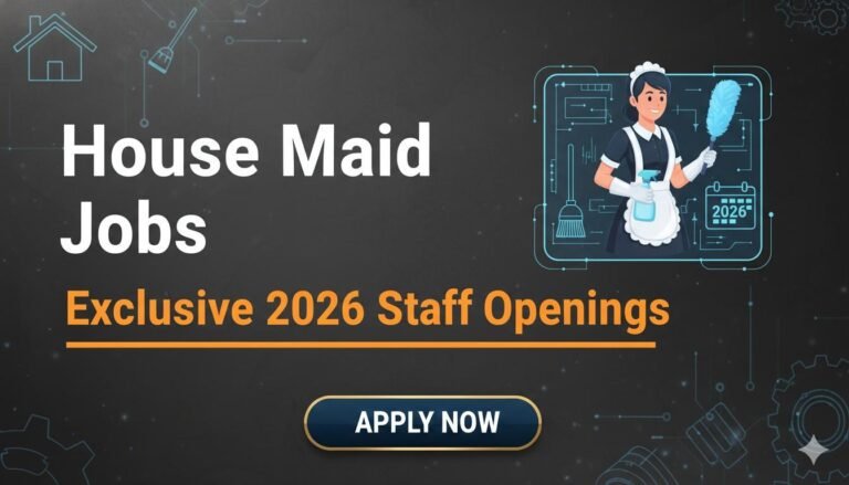 House Maid Jobs Exclusive 2026 Staff Openings