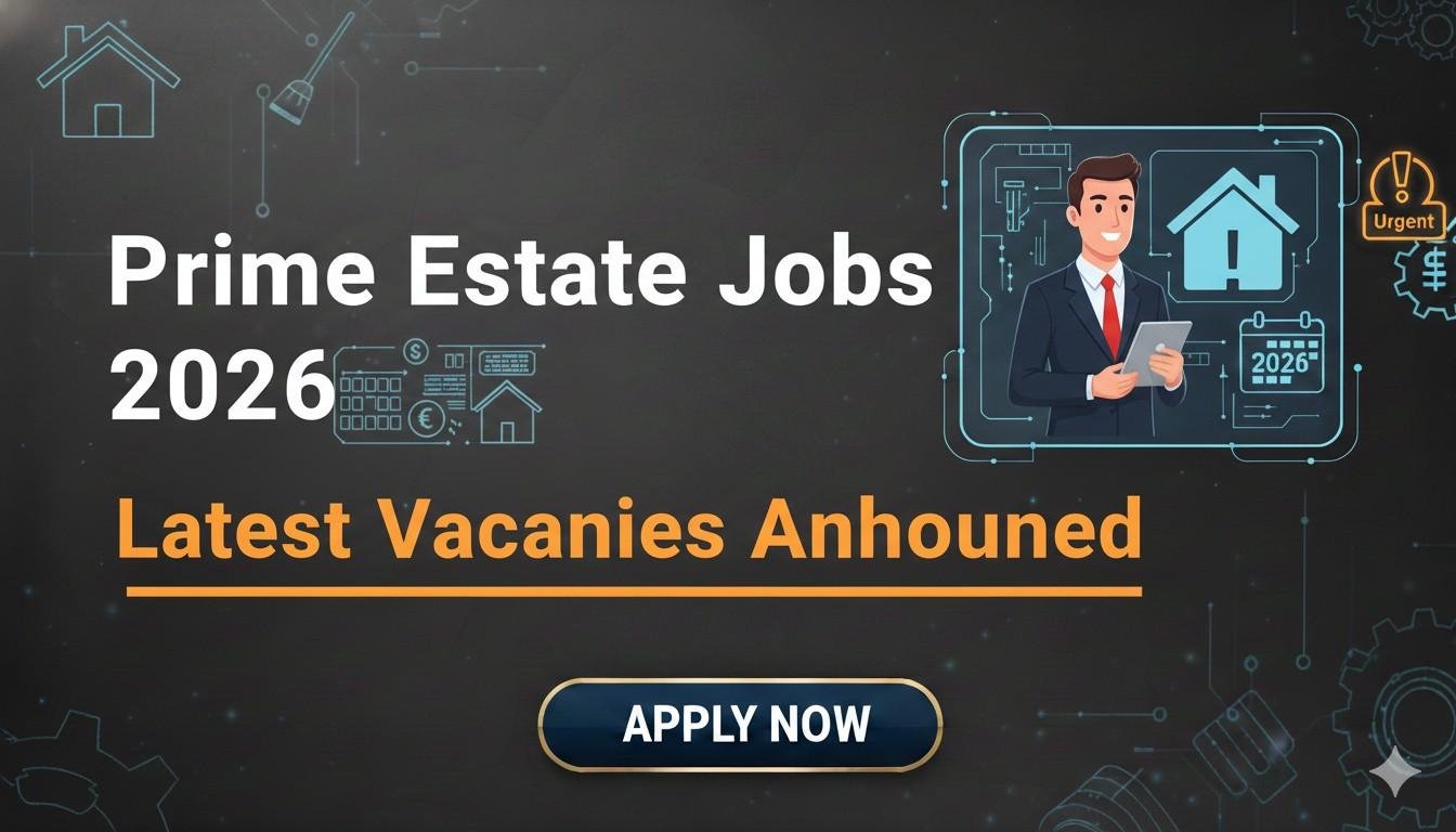 Prime Estate Jobs 2026 Latest Vacancies Announced