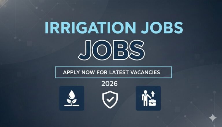 Irrigation Jobs 2026 Apply Now for Latest Vacancies