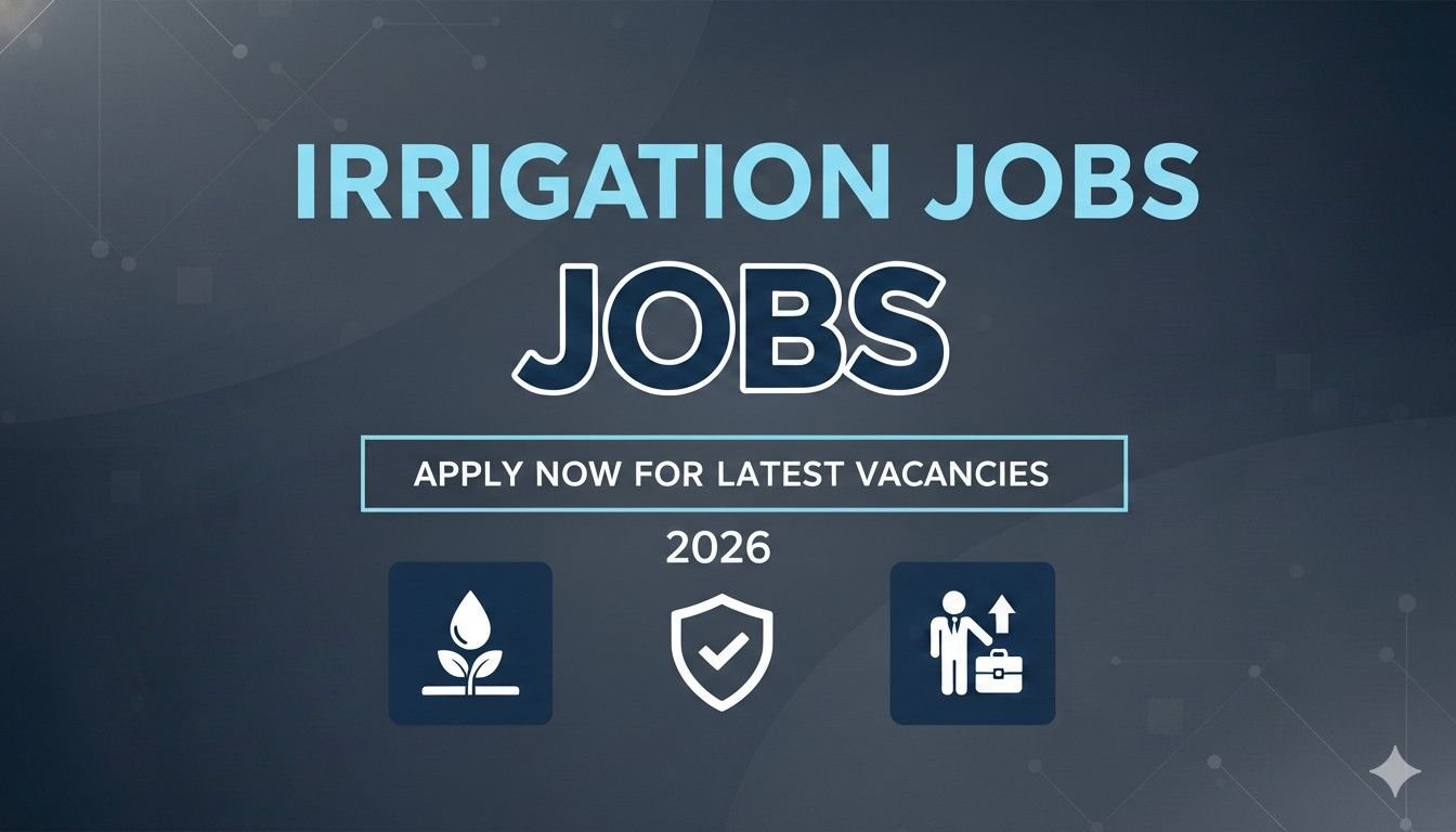 Irrigation Jobs 2026 Apply Now for Latest Vacancies