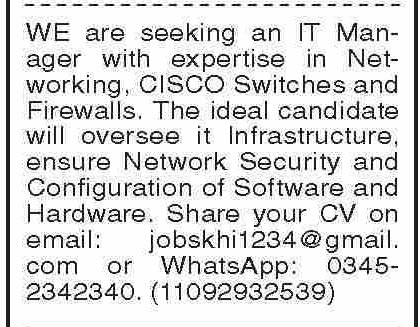 IT Jobs Latest Manager Openings April 2026