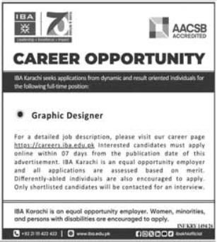 IBA Jobs 2026 Latest Vacancies Apply Now