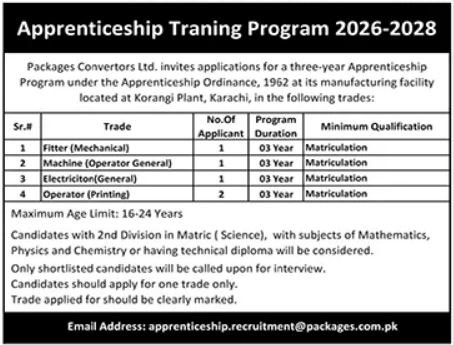 Packages Convertors Jobs Latest Vacancies 2026