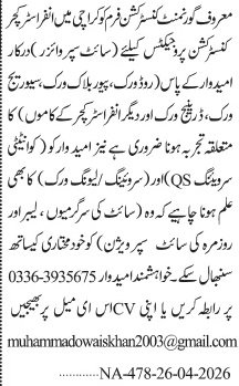 Construction Jobs Apply Now for Latest jobs