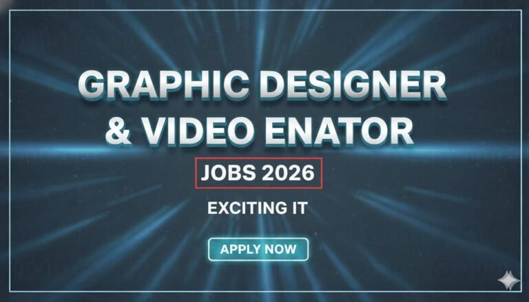 Graphic Designer & Video Editor Jobs Exciting IT