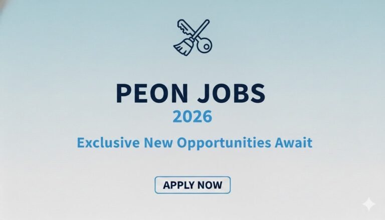 Peon Jobs 2026 Exclusive New Opportunities Await