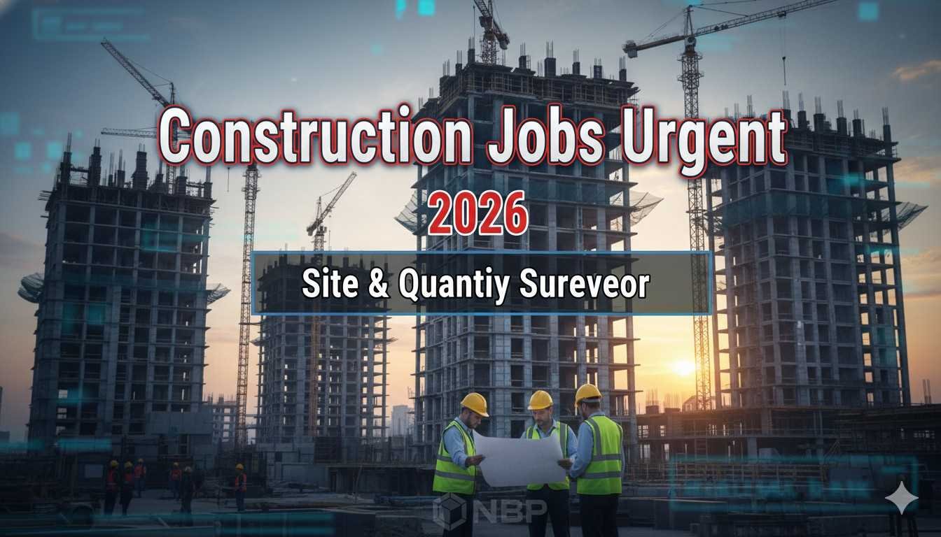 Construction Jobs Urgent Site & Quantity Surveyor 2026