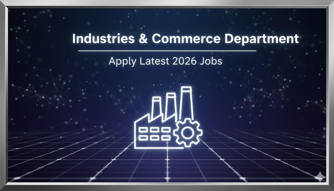 Industries & Commerce Department Apply Latest 2026 Jobs