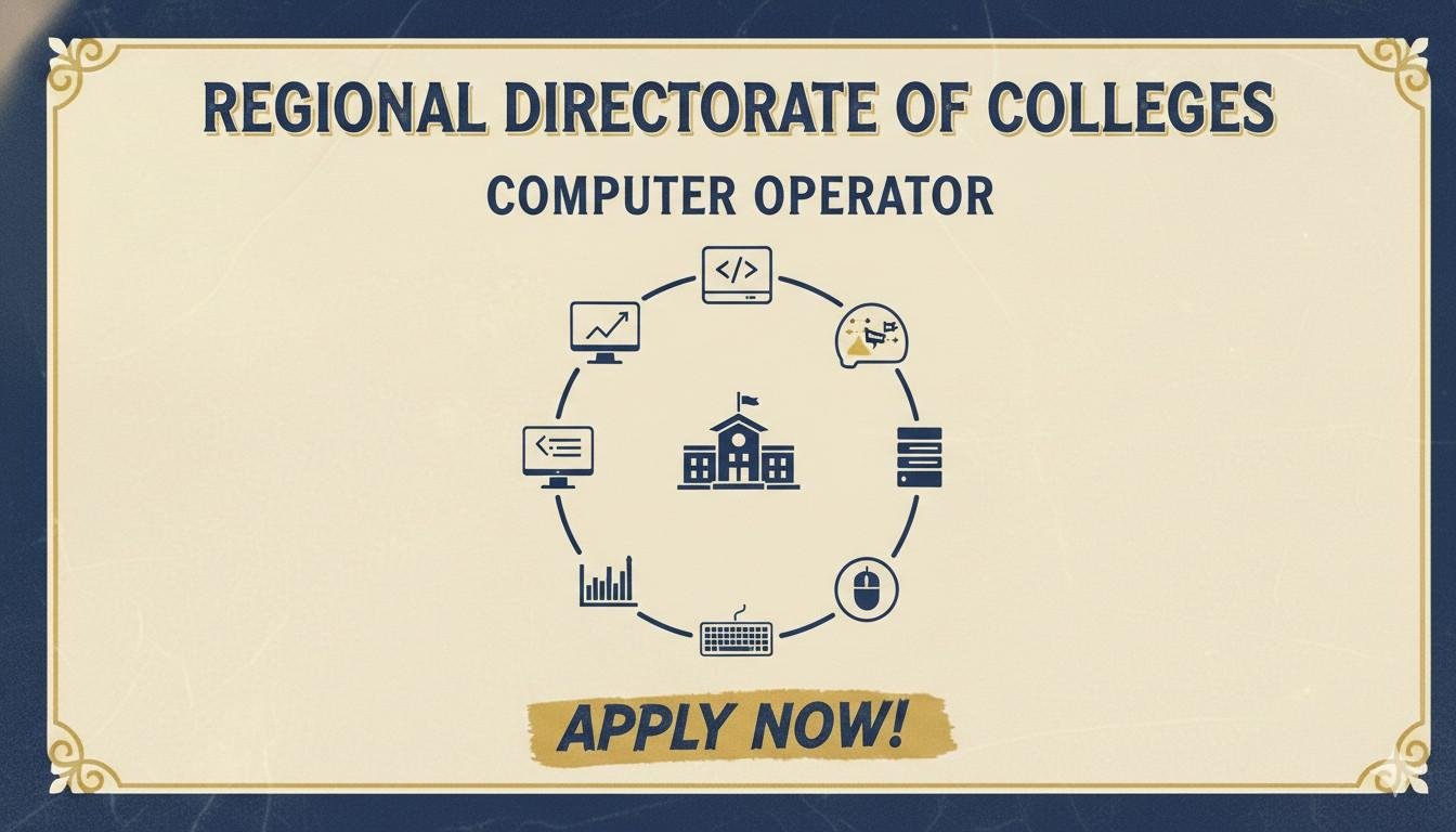 Regional Directorate of Colleges Computer Operator Apply now