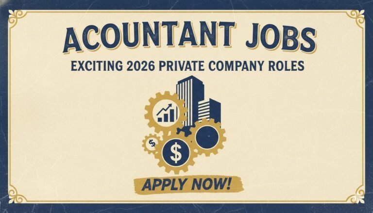 Accountant Jobs Exciting 2026 Private Company Roles