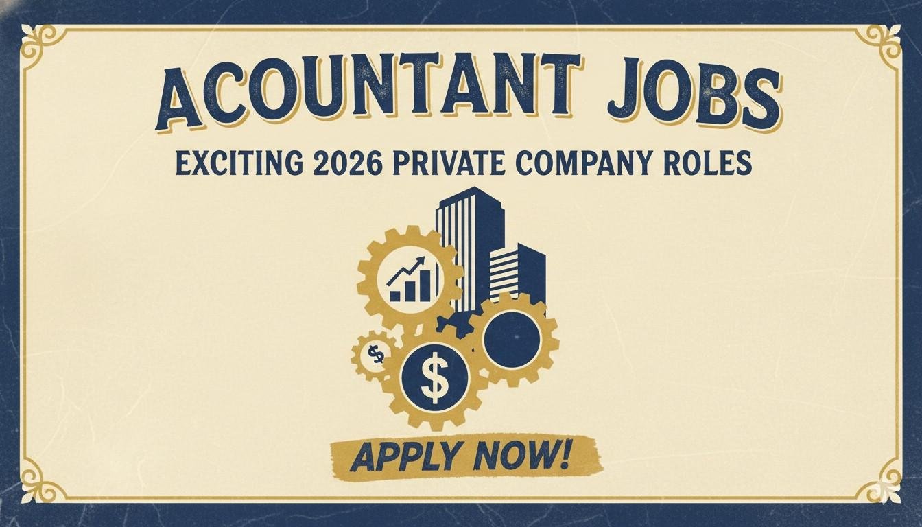 Accountant Jobs Exciting 2026 Private Company Roles